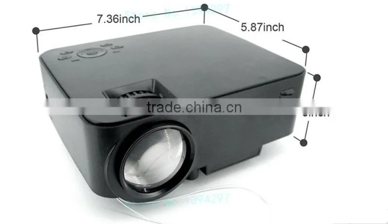 New arrival! PTP200S Android 4.4.2 HD LED small LCD Projector with Miracast WiFi Bluetooth 4.0 Bluray beamer
