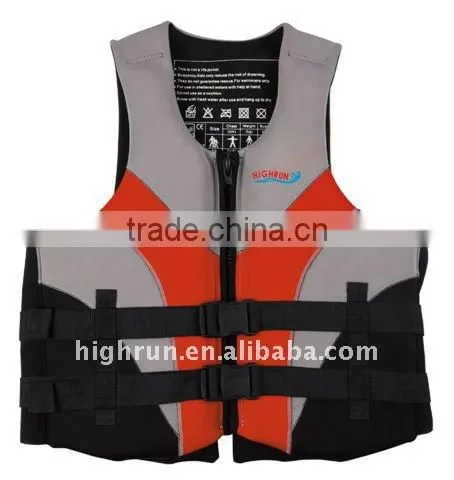 Neoprene Black Webbing &Bukle Adult's Life Jacket