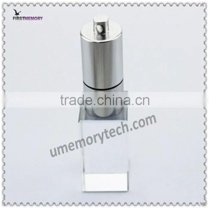 2017 new gift 3D logo printed crystal glass16 usb flash drive 512