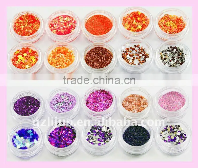 glitter powder , nail art fine powder