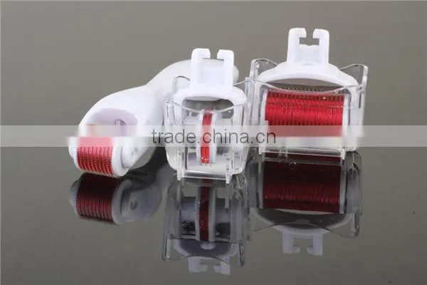 3-In-1 Kit Derma Roller Titanium Micro Needle Roller - 180/600/1200 Needles Skin DermaRoller for Body and Face