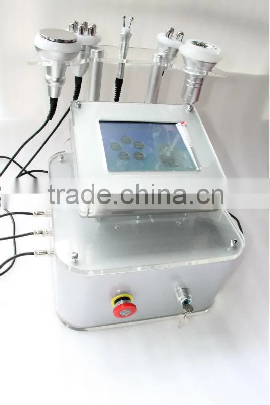 Hot selling in Europe 5 in 1 rf vacuum cavitation ultrasonic machine,high effective cavitation equipment