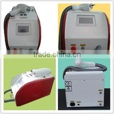 touch screen portable Q-switch permanent beauty tattoo removal laser machine/skin rejuvenation