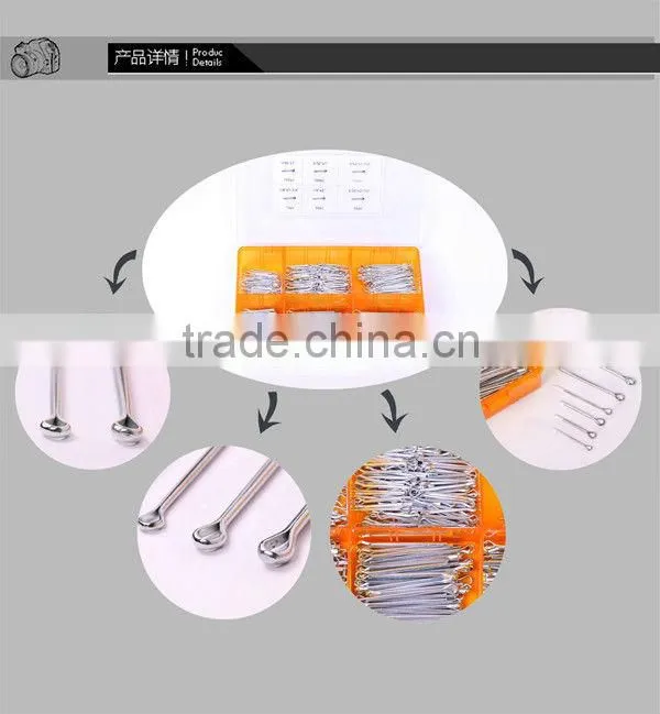 TC 555pc Hardware Assorted Locking Cotter Pin