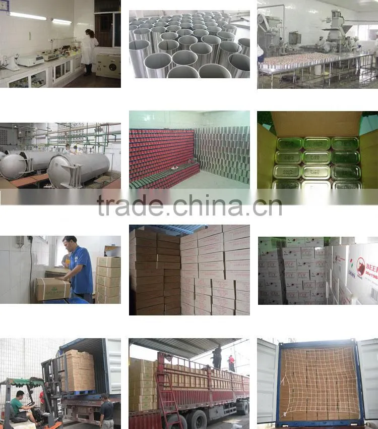 Beef Products in Can Factory