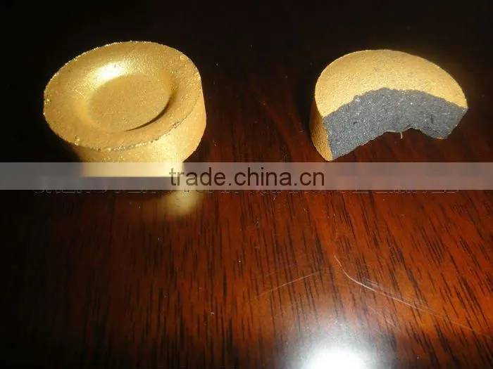 golden color shisha charcoal 33mm