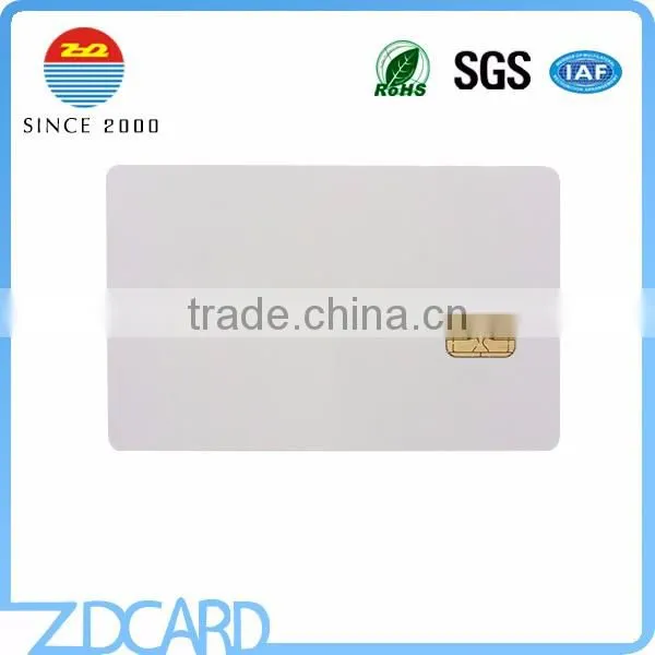 Factory Price Blank White PVC ISO14443A ISO7816 Java Card