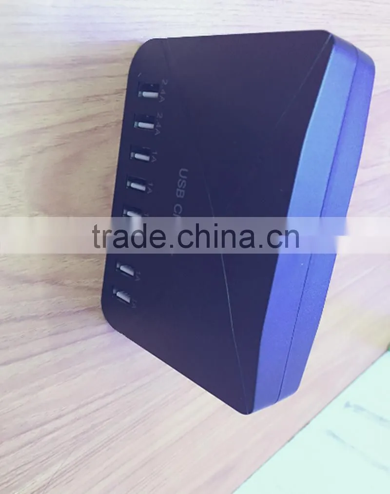 High quality fashion 3A USB travel charger with 8 USB port plugs