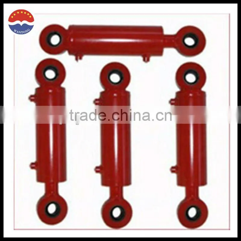 Tie rod hydraulic cylinders for agriculitural equipment