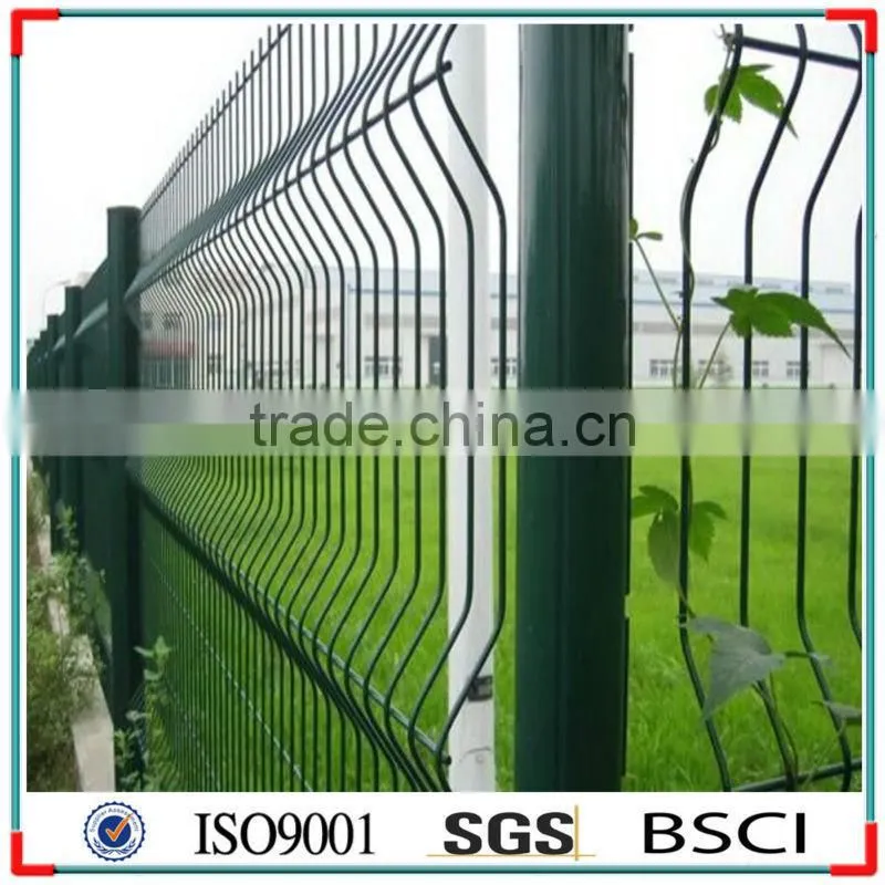 powder coated double wire fence, commercial metal fence panels