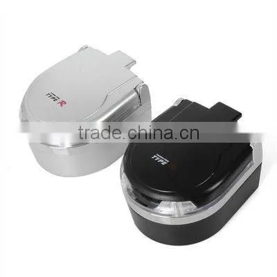 Portable Car Blue LED Light Cigarette Smokeless Ashtray