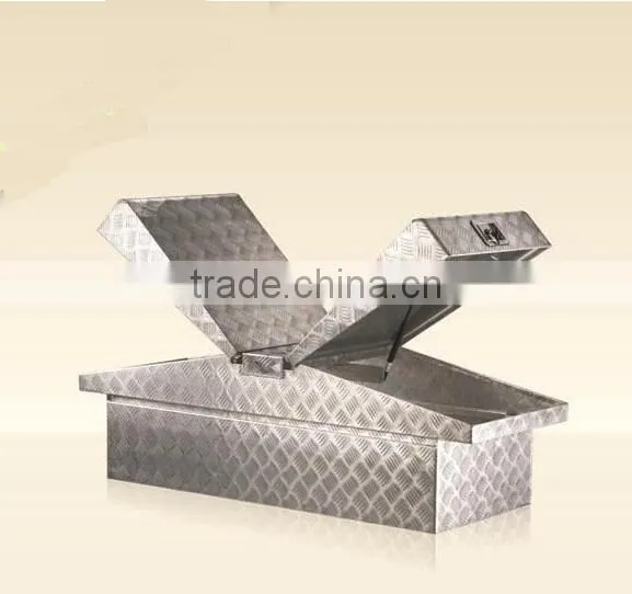 Hot!Beautiful appearance Aluminum alloy tool box with lid,OEM manufacture direct