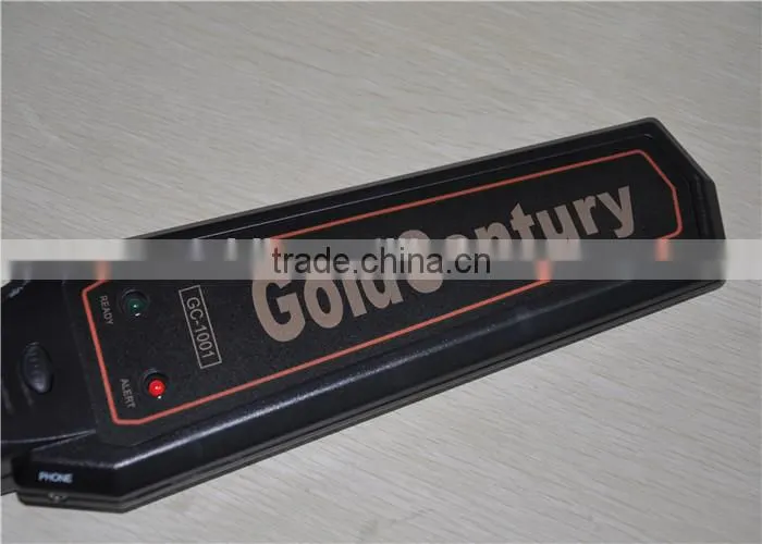 9 v battery protabel handheld metal detector with rechargeable fuction GC-1001