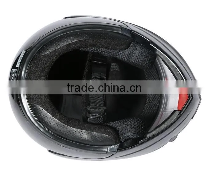 Carbon Fiber Flip Up Modular Full Face Motorcycle Helmet Street Sport S M L DOT