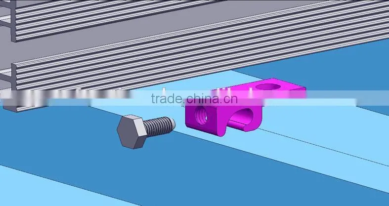Hot new products rooftop solar aluminum mounting rack