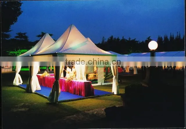 Good quality wedding reception marquee tent decorations for garden weddings