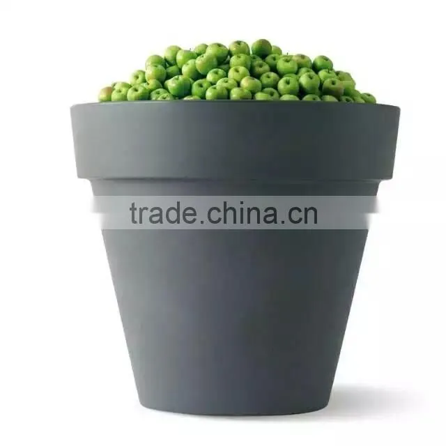 OEM Lighted ornamental colorful cheap plastic flower pots wholesale
