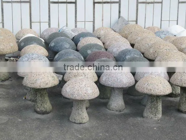 white mushroom stone