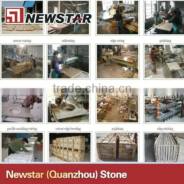 Newstar cheap polished green artificial stone wall decoration