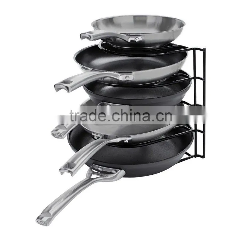 vivinature new design Pan Organizer Rack, with Black