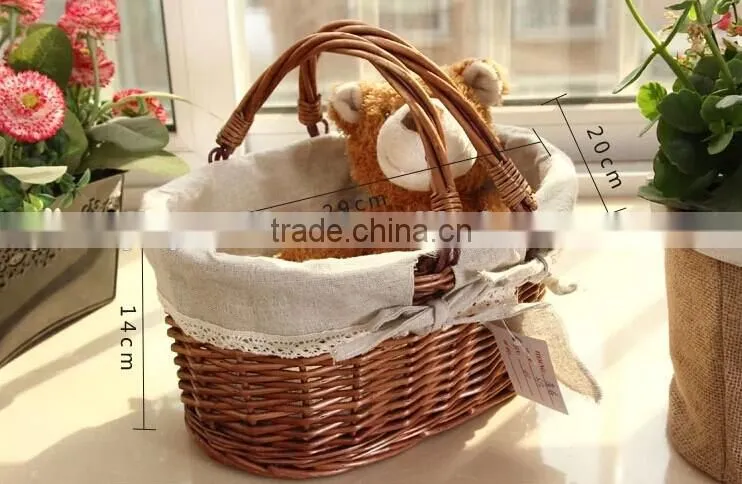 cheap hot selling storage wicker basket