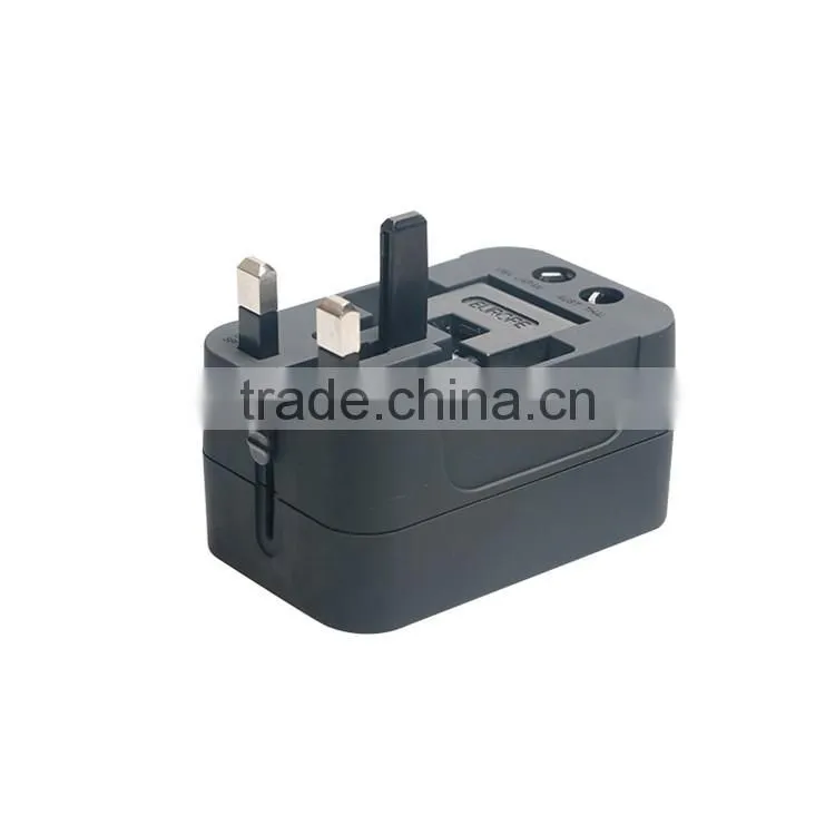 Universal Travel Power Adapter Plugs With Dual USB Travel Abroad universal travel power adapter converter