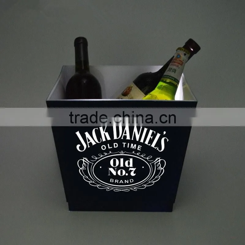 The most popular beautiful cheap customized plastic big beer ice bucket