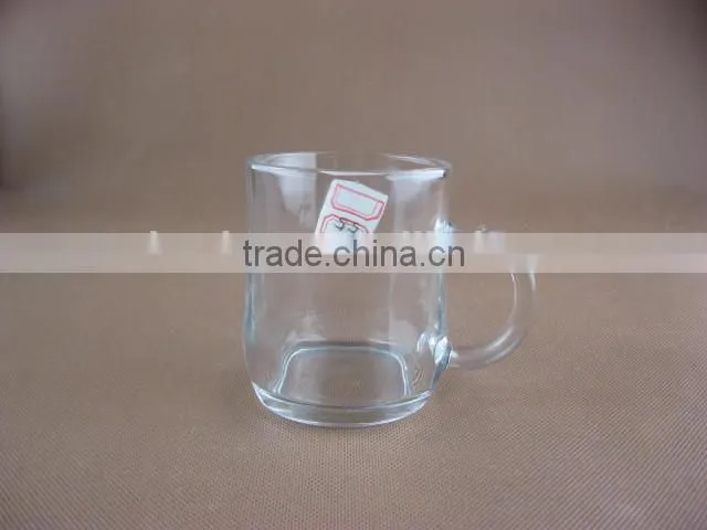 handy drinking glass cup with handle/glassware