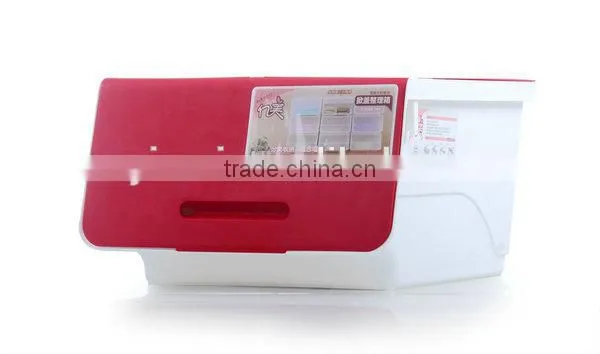 new design ,PP plastic storage box with a lifted cover