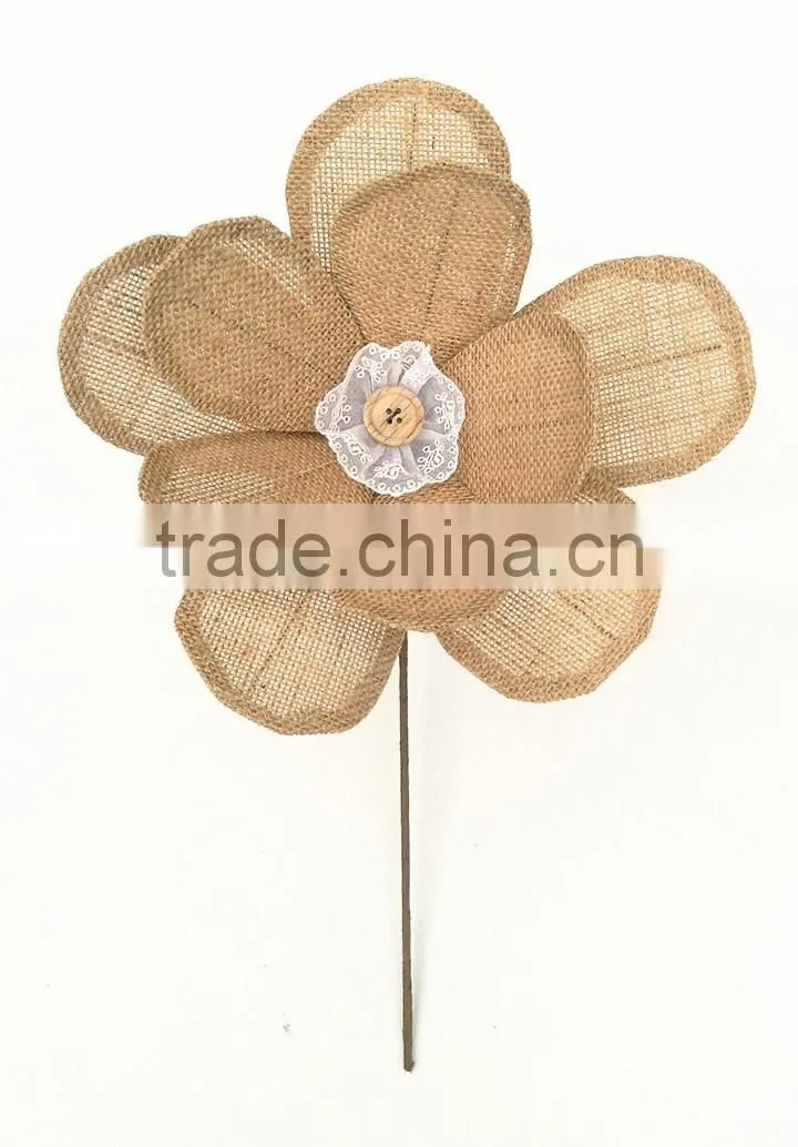 hot items 2016 burlap flower