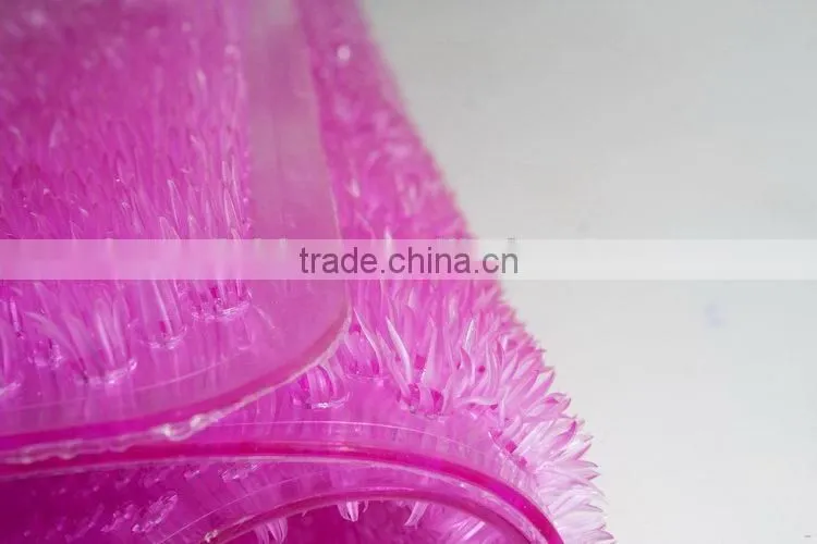 New style low smell high quality pvc foam backing bath mat