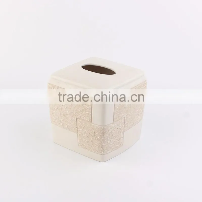 Cream-colored elegant hand-painted ceramic bathroom accessories home decoration