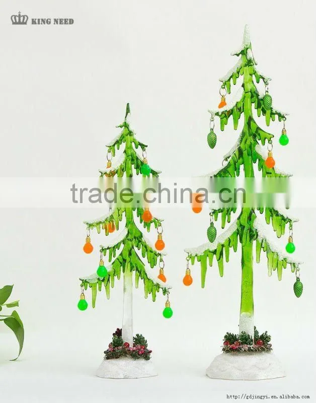 Frozen Acrylic Christmas Tree With Small Night Light