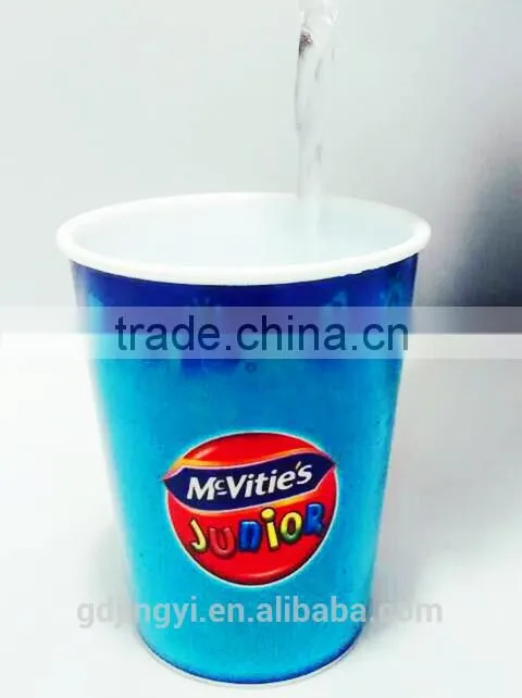 Newest products plastic cold color changing mugs