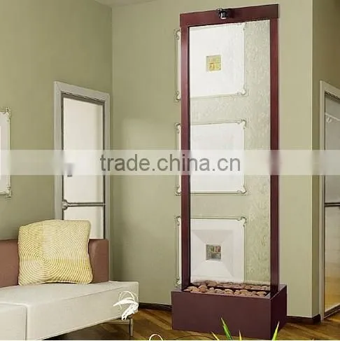 decorative metal room divider transparent glass