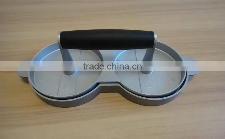 double sections LFGB non sticker TPR handle Hamburg patty press