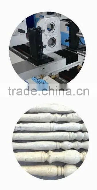 Biaxial CNC Woodworking Lathe Double Knife SHJX-CS150S with OUTLINE DIMENSION 3000x1400x1300mm and MAIN MOTOR 5.5kw