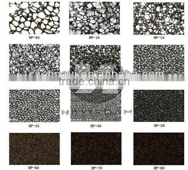 china manufacturer 15 ppi polyurethane foam filter aquarium