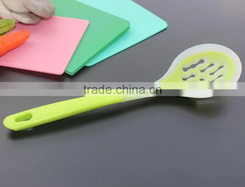 CK-3122 Food grade Heat resistant 6pcs untensil kitchen tool sets Silicone covered Nylon utensil cooking tool set with PP handle
