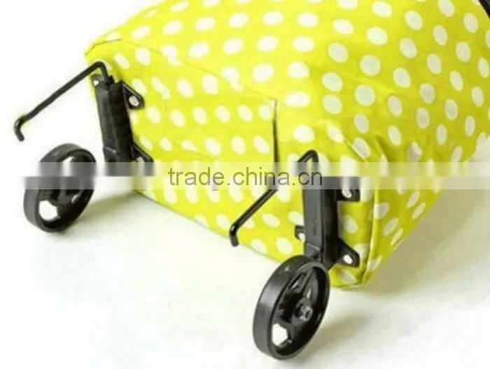Brand New Large Size Folding shopping trolley bag with 2 wheels
