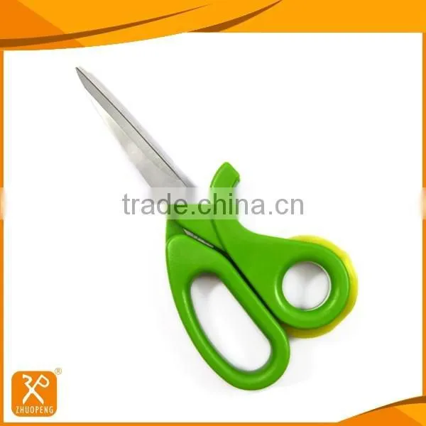 7-3/4'' new type high quality stationery scissors with sellotape