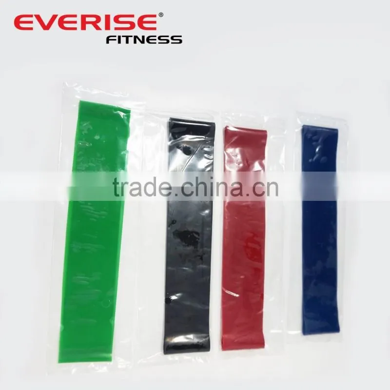 Custom Fitness Resistance Latex Rubber Loop Band in Set