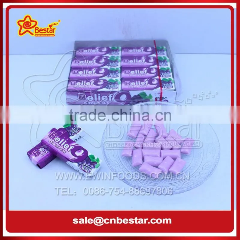 Grape Flavor Xylitol Chewing Gum