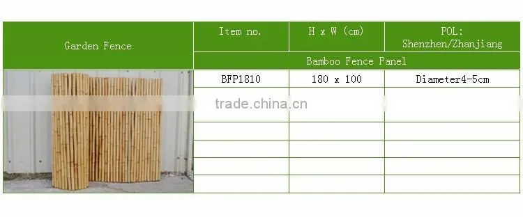 Natural garden deco reed stick fencing for gardening in best quality