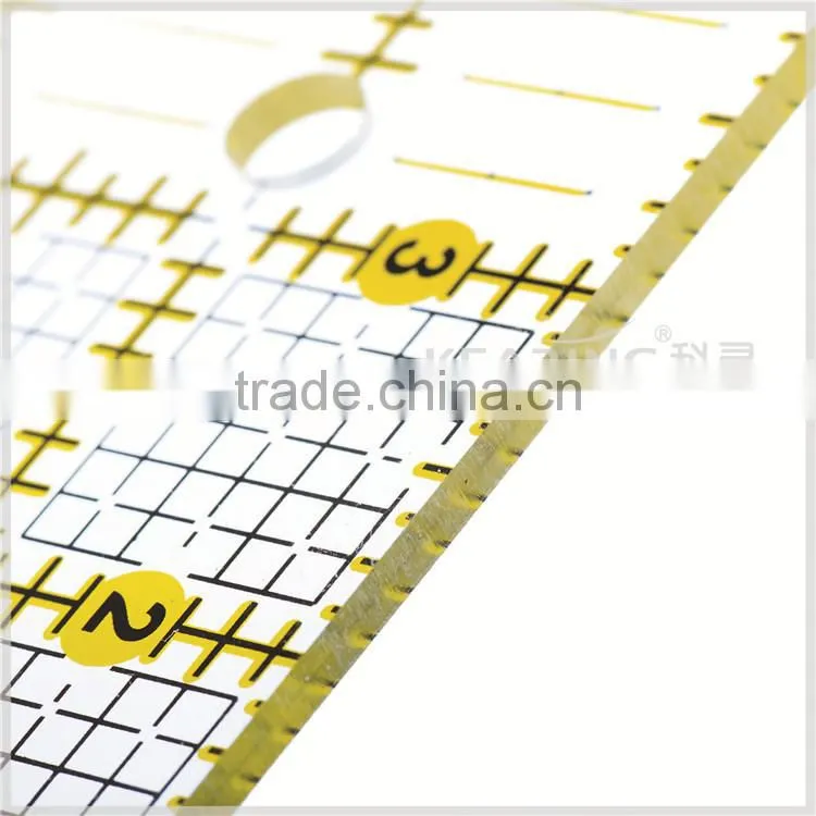 Kearing manufacture price High Quality Acrylic Quilting Rulers 4'' * 1/2'' & Patchwork Sew Ruler # KPR4005