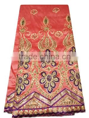 2017 Hot Wedding Dress Lace Indian Raw Silk George Lace Fabric GP0060