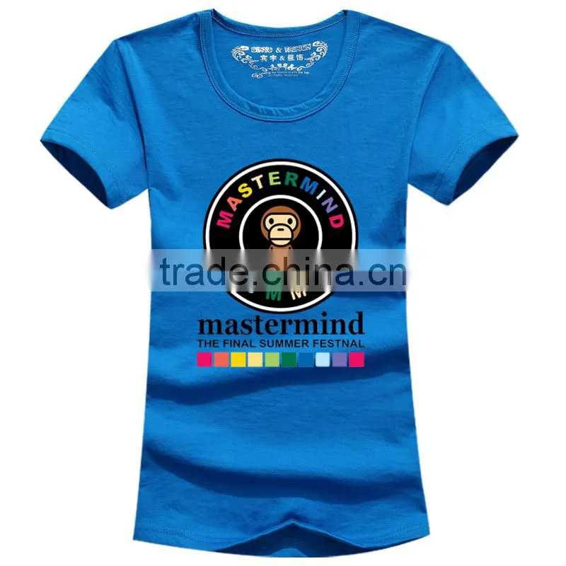 Wholesale100% Pure Cotton Cute Couple T Shirts With Vary Colors