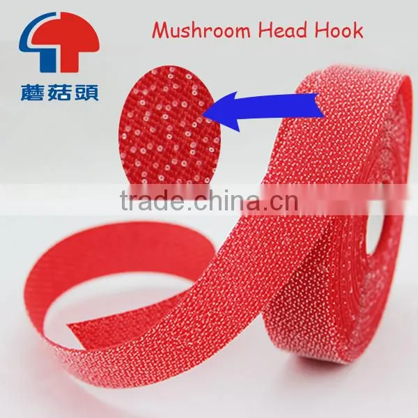 Patent prodcuts heavy duty hook and loop strong sticky Mushroom head Hook