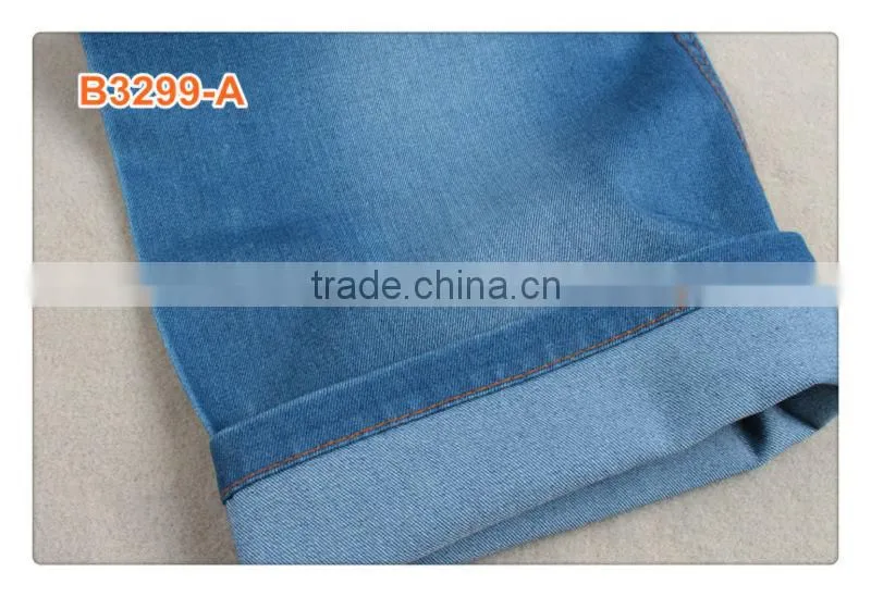 62/63"wide stretch denim jeans fabric for denim jeans trouser