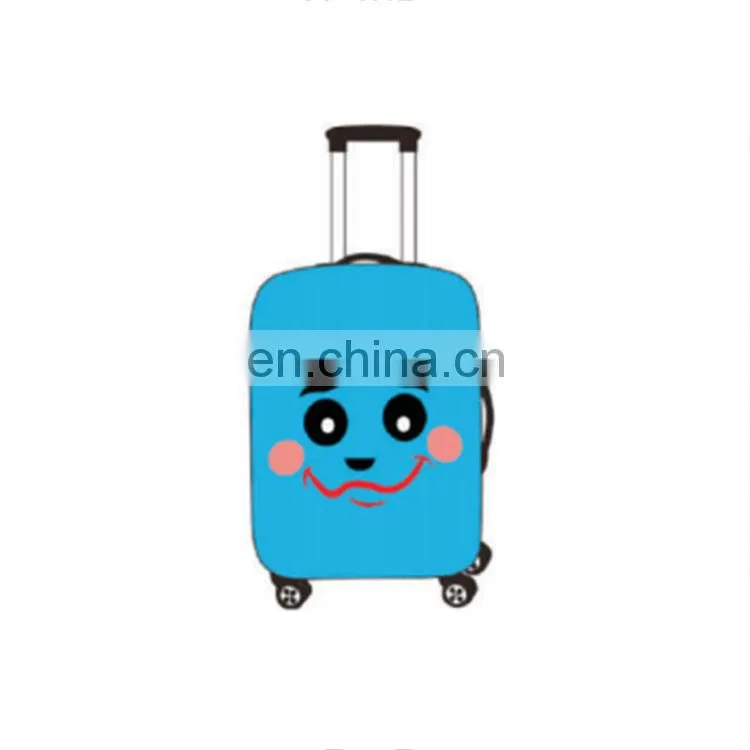 High quality polyester custom design print luggage protective cover